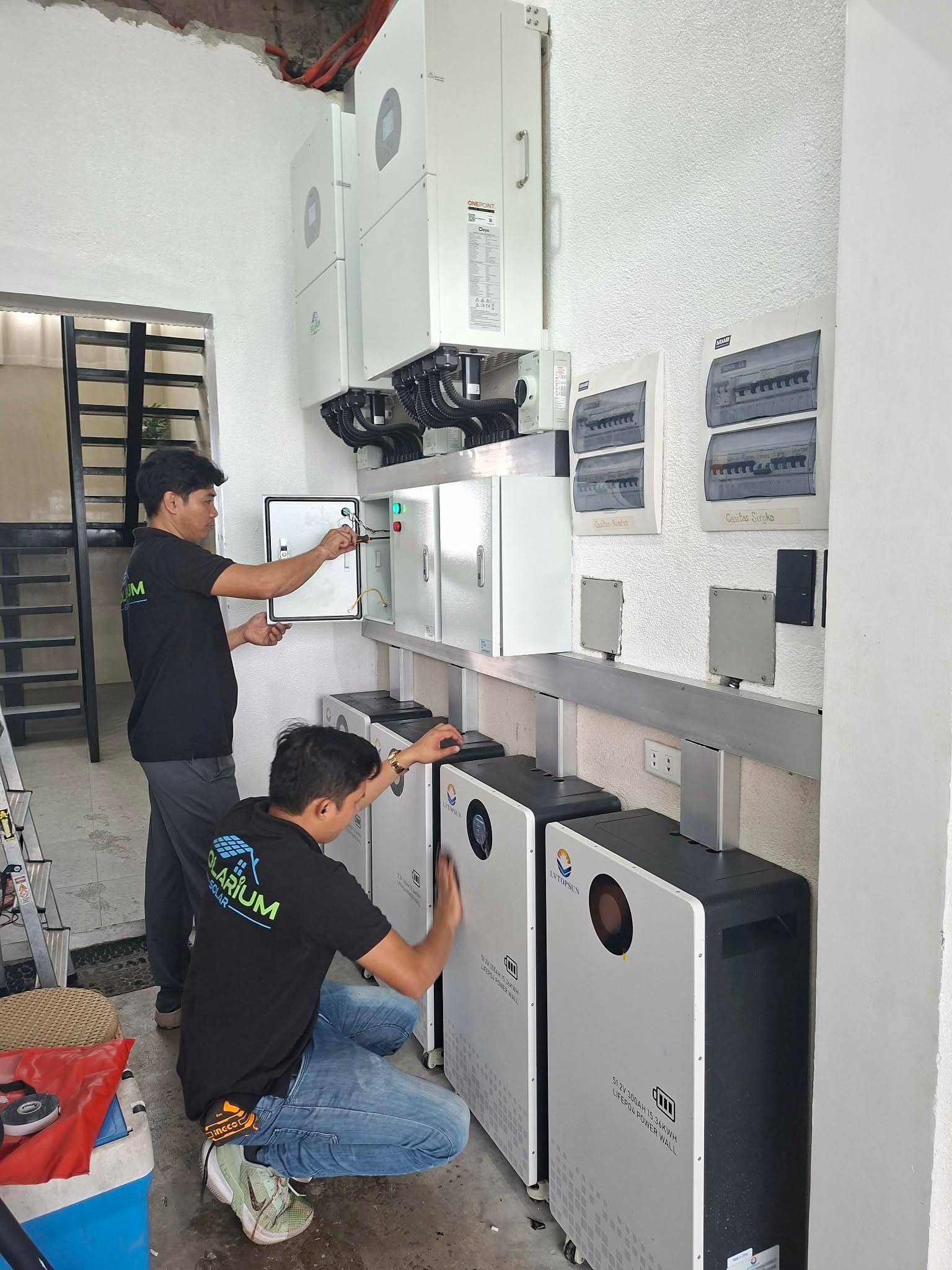 Commercial Hybrid Solar Installation in Cavite city